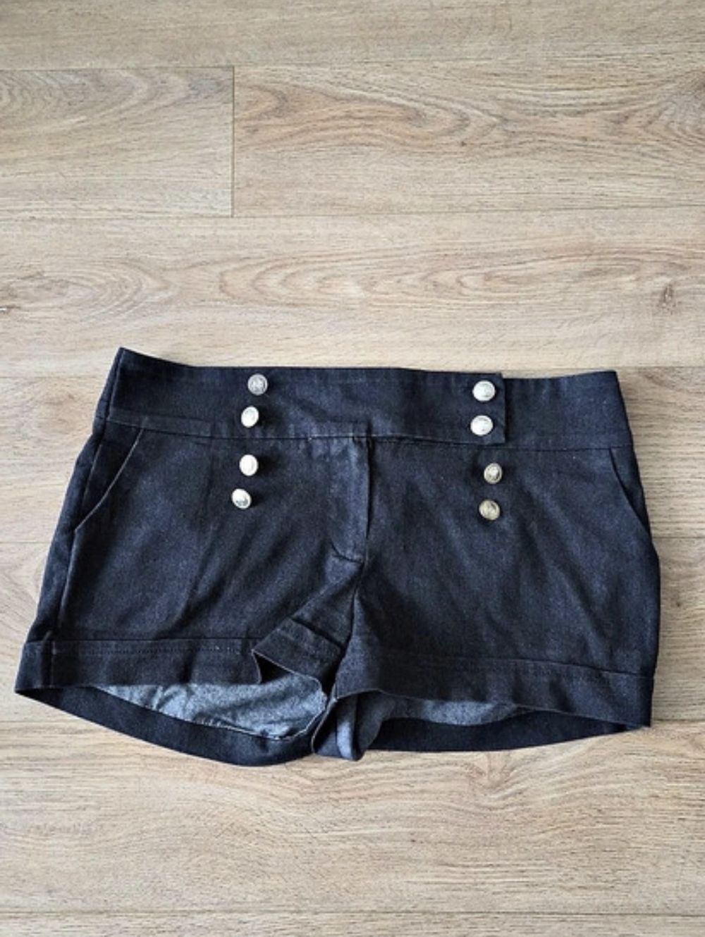 High Waist Black Shorts